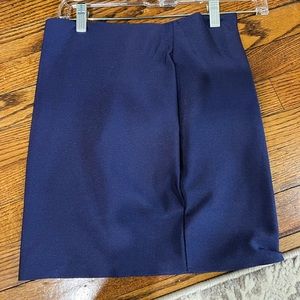 Blue tight mini skirt